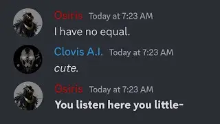 If Osiris and Clovis got into a Discord fight (Destiny 2: Season of the Seraph) 