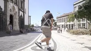 Skate Session 1.500 km. from the coast of Portugal: Sao Miguel, Azores.