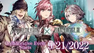 WAR OF THE VISIONS FINAL FANTASY BRAVE EXVIUS | FINAL FANTASY XIII Collab Trailer