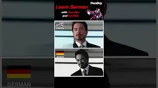 Learn German with FluenDay and Iron Man! #fluenday #german #learngerman #germanlearning #usa