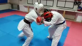 Перевод в партер в отработке и реальном поединке Женя Куделя 2017 год
