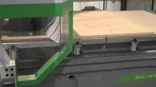 Biesse fully automatic nesting cell with labeling
