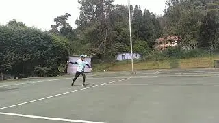 Karma Tennis - Back on the court after 4 months at Wellington Gymkhana Club