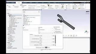 Fluid Flow Through a Y Duct Solver Setup in ANSYS Student - Part 1