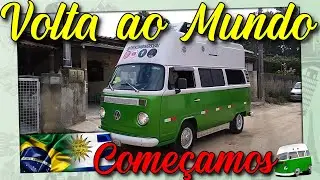 Dia 1 E 2 - 1 T / COMEÇAMOS A VOLTA AO MUNDO EM UMA KOMBI COM 4 PESSOAS.