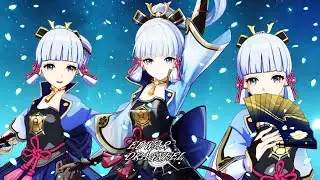 Kamisato Ayaka - Todos sus Diálogos |Historia| Voz en Japonés. (Genshin Impact Español)