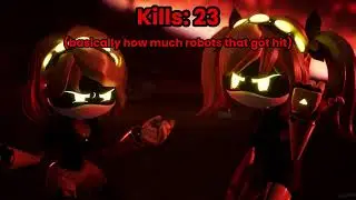 Murder Drones Ep. 8 with a Slap Battles Killstreak Counter.