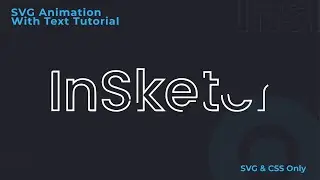 SVG Animation With Text HTML & CSS | NineCode