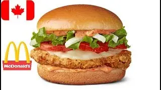 McDonald's CANADA Tomato Mozzarella Crispy Chicken Sandwich (Worldwide Favorites!)