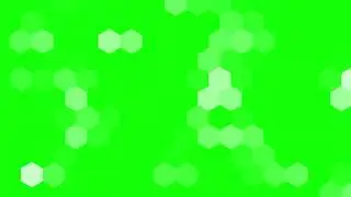 geometric hexagon for content creators effects green screen