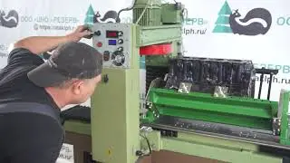 Станок фрезерный для ГБЦ и блоков цилиндров 6Р-800. Настройки.