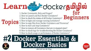 Docker in Tamil - 02 | Docker Essentials | Docker Basics | Docker CLI Explained