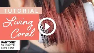 Living Coral Hair Color Tutorial with O&M COR.color