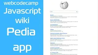 javascript search engine wiki pedia using html and css with javascript