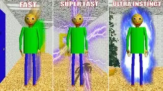 Ultra Instinct Fast VS Super Fast VS Fast Baldi!