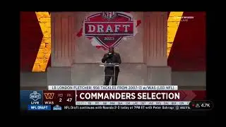 The Commanders draft Jartavius Martin at #47