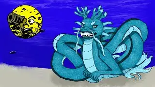 The dragon god Ryujin Japanese mythology