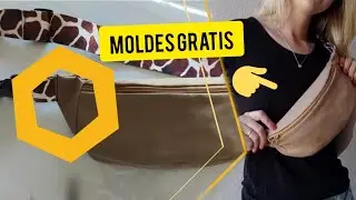 TUTORIAL 🪡 Cómo hacer una RIÑONERA/CANGURERA 👝 MOLDES GRATIS! Nivel principiante!!