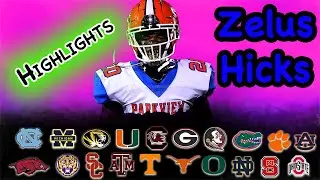Zelus Hicks Highlights || Best Safety in the Nation