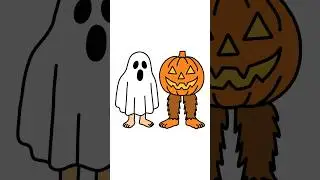 Spooky and Pumpky Drawing in 60 Seconds