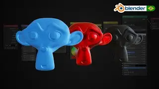 Introdução Shader Editor e Principled Shader - Tutorial Blender 2.82 - Português