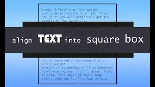 How to Write Paragraph Text Into a Square on Adobe Photoshop | Fit Text to Box