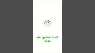 Leaf plus Aeroplane logo combination #logodesign #graphicdesign #procreate #adobeillustrator #adobe
