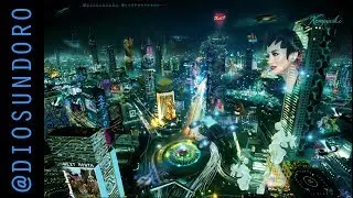 Creating Cyberpunk Jakarta with Adobe Photoshop
