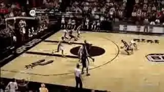 NBA Live 09 Portland vs Toronto Gameplay video