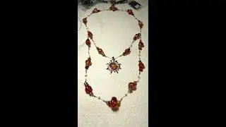 20.04.2019г. Переделка бус для Нины. Помыть янтарь.  DIY making jewelry.