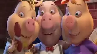 3 Porcusori Si Un Pui De Lup   Desen animat in limba Romana