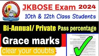 bi Annual Result pass percentage good news 80% students pass | 10th 11th 12th ||