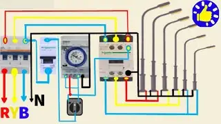 Street light auto manual connection | Street light connection diagram