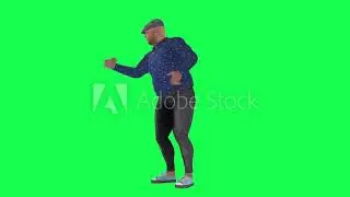 European man picking fruit and talking from right angle on green screen buy in telegram bio