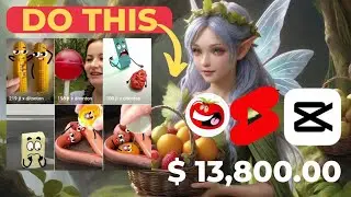 CRAZY! He Made $ 13,800.00 from kids content (Capcut)