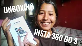 Unboxing my latest Insta 360 GO3 🔥 World's tiniest action camera 📹