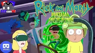 Rick and Morty and Virtual Reality! VR180 3D