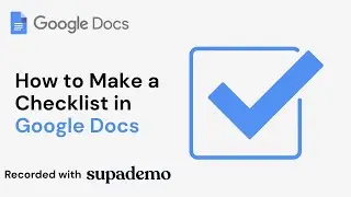 How to Make a Checklist in Google Docs