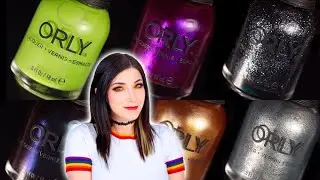 Orly x Adam Lambert High Drama Nail Polish Collection Collab Swatches! || KELLI MARISSA
