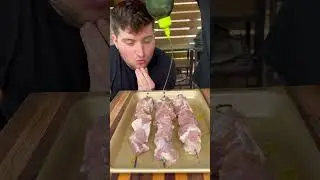 Delicious pork wraps or souvlaki 