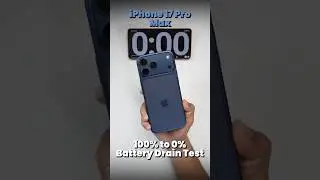 iPhone 17 Pro Max ka 100% se 0% bgmi gaming 🔥120Hz Display… Kitna chala?