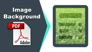 How to add a background image to a pdf file (Edit PDF) using Adobe Acrobat Pro DC