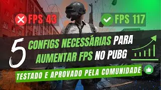 COMO AUMENTAR O FPS NO PUBG | PRINCIPAIS CONFIGURAÇÕES PARA MAIS FPS NO PUBG