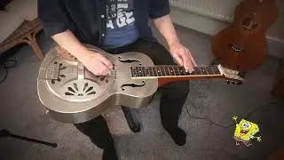 Pua Paoakalani (SpongeBob music)- Resonator Guitar