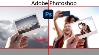 Удалите фон и поместите на его место другой фон.#adobephotoshop#2022