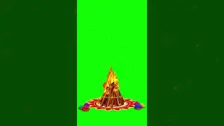 holika Green Screen | Lohri Fire Green Screen  | Green Screen 2024 | Bonfire
