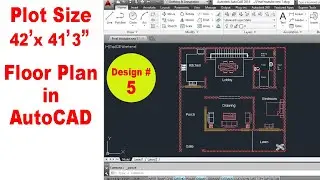 How to Create Floor Plan in AutoCAD 2020 || Making a simple floor plan