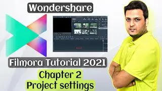 Filmora 10 Tutorial 2021 in Bangla | Filmora x Project Settings 2021 bangla