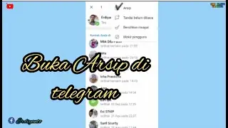 Cara Buka Pesan Arsip Di Telegram