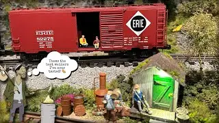 The BEST Boxcar EVER? Lionel Hobo Sounds Boxcar